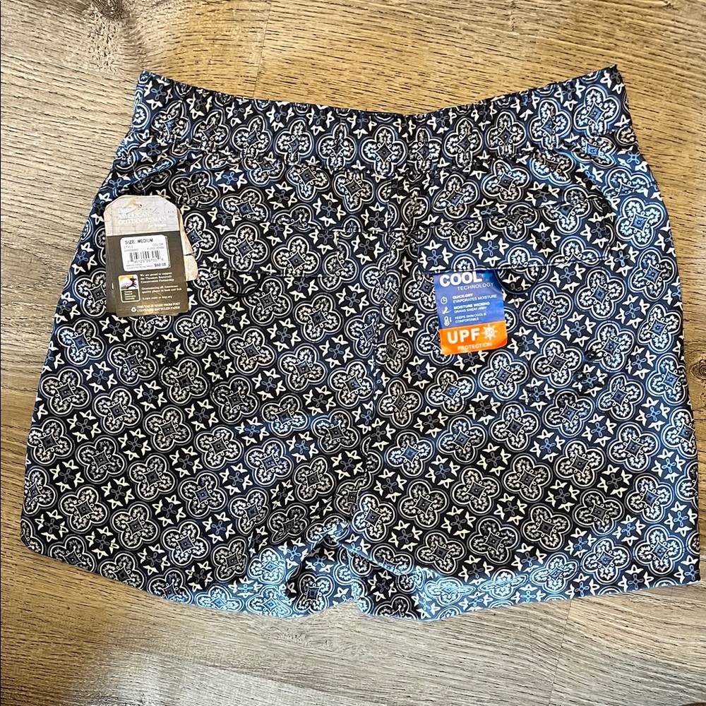 The American Outdoorsman Navy Floral Women's Board Shorts Size M - Picture 4 of 14